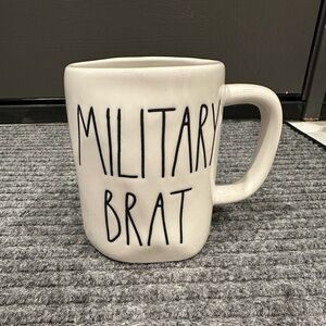 Rae Dunn Military Brat mug